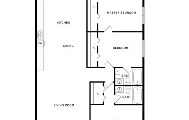 3 beds, 3 baths, 1,059 sqft, $1,619