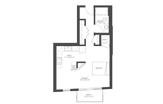 Studio, 1 bath, 549 sqft, $1,312, Unit 310