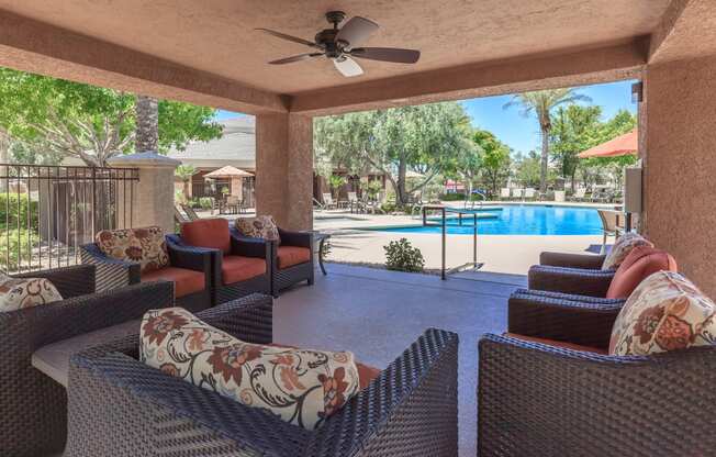 pool side BBQ at The Summit by Picerne, Henderson, 89052