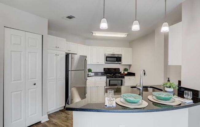 Spacious Kitchen with Ample Cabinet and Counter Space