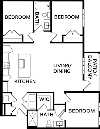 3 beds, 2 baths, 1,369 sqft, $2,825