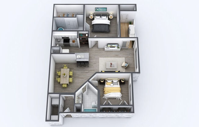 2 beds, 2 baths, 1,090 sqft, $1,425