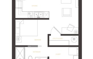 1 bed, 1 bath, 460 sqft, $1,275, Unit #103