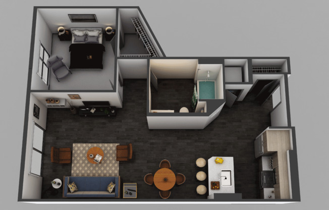 1 bed, 1 bath, 826 sqft, $2,140, Unit 1617