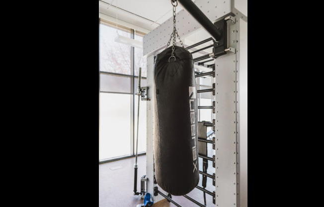 Let it all out on our club-quality punching bag