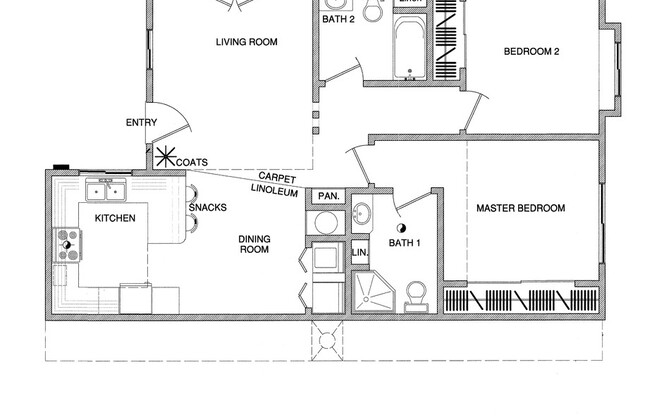 2 beds, 2 baths, 1,100 sqft, $2,595, Unit Unit 104