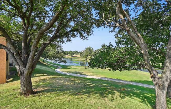 Golf course at Westdale Hills in Hurst, TX