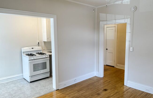 Studio, 1 bath, 450 sqft, $995, Unit 107