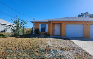 3 bedroom 2 bath 1 car garage duplex