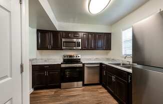 Kitchen with Stainless Steel Appliances