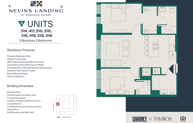 2 beds, 2 baths, $6,400, Unit 316