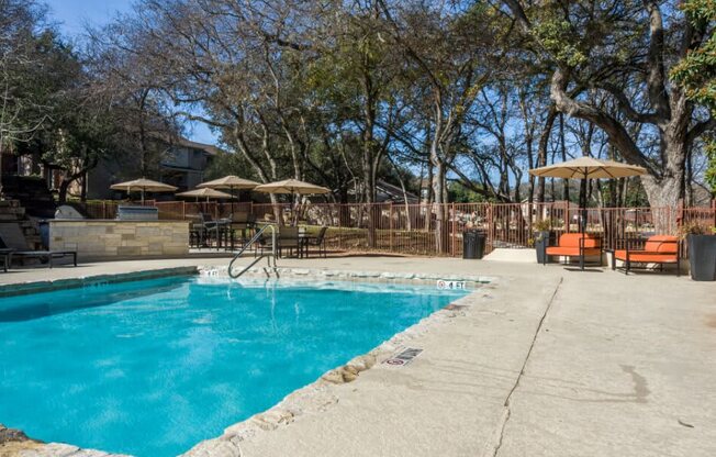 One of our Two Pools with an Outdoor Grilling Center