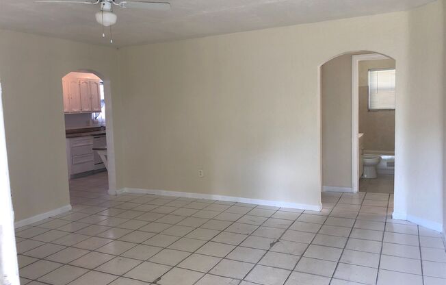 Large 4-1 house with car port and fenced backyard