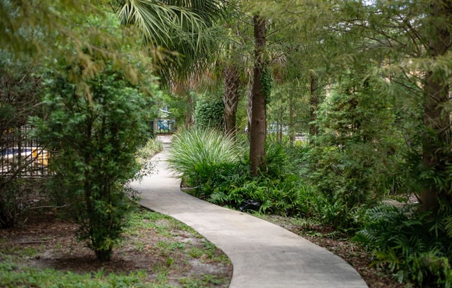 Walking Trail at Fernwood Grove Apartments, Tampa, Florida