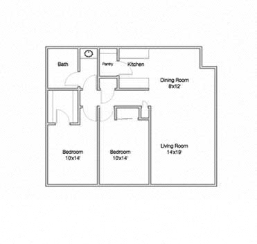 2 beds, 1 bath, $1,575