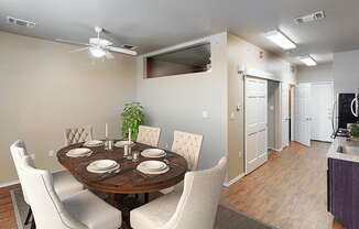 apartment dining area