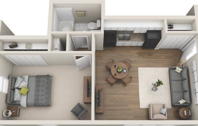 1 bed, 1 bath, 650 sqft, $1,425, Unit M06-M06D