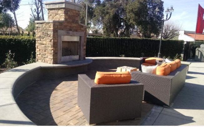 Picnic and BBQ Area at Park West Apartments, California
