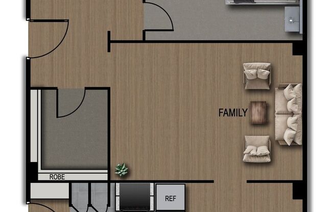 1 bed, 1 bath, 776 sqft, $1,872, Unit 405
