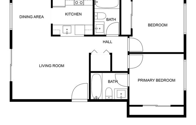 2 beds, 2 baths, 779 sqft, $1,600, Unit v181