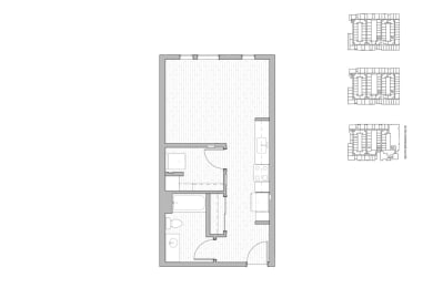Studio, 1 bath, 493 sqft, $1,631