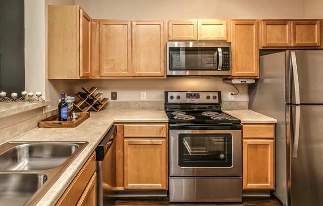 Modular Kitchen at Landings Apartments, The, Nebraska, 68123