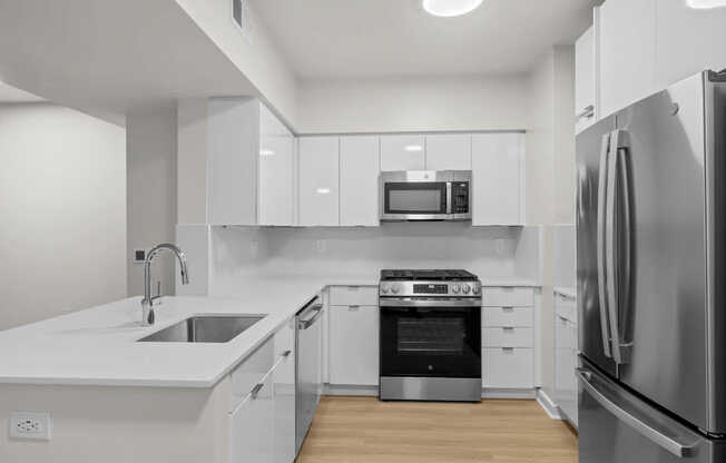 Kitchen with Stainless Steel Appliances