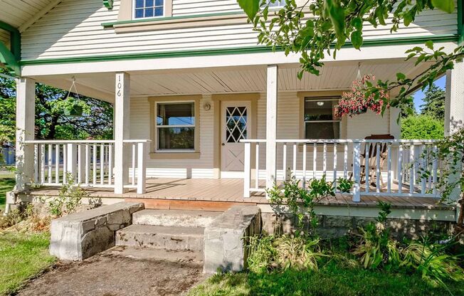 Stunning Turn of the century home on corner lot with functional shop