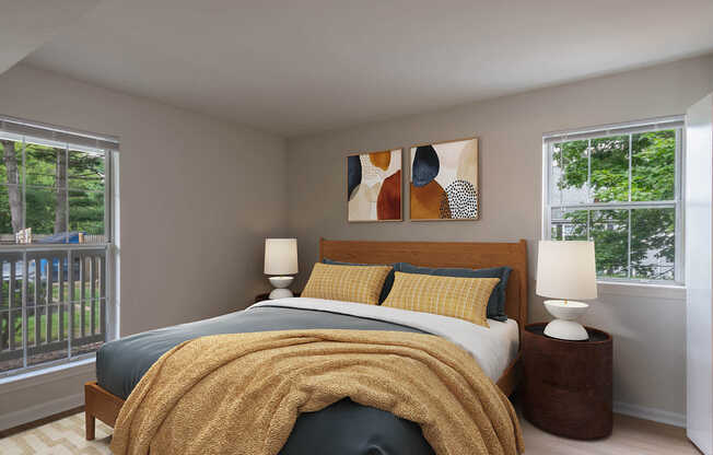 Bedroom with Hard Surface Flooring