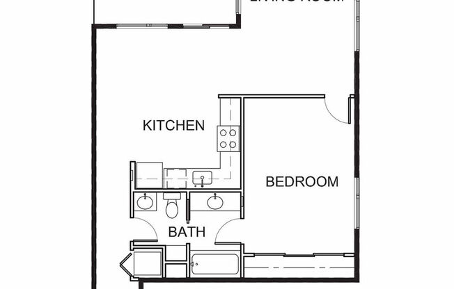 1 bed, 1 bath, 806 sqft, $2,565