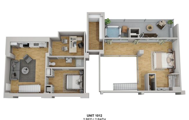 3 beds, 2 baths, 1,675 sqft, $5,800, Unit 1012