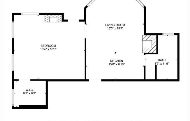 1 bed, 1 bath, 780 sqft, $1,145, Unit 3721-201