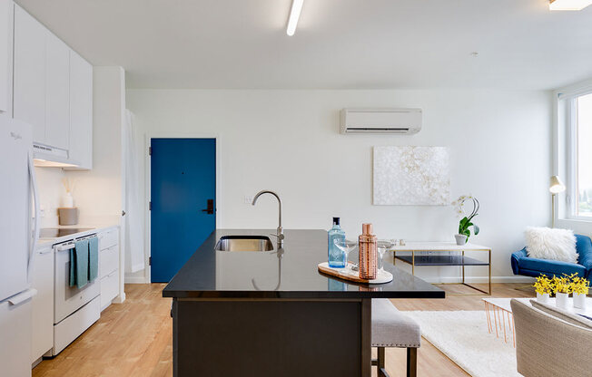 Living Room With Kitchen View at Watercooler, Idaho, 83702