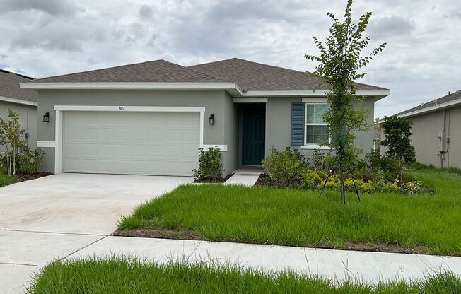 Brand New Construction 3 bedroom 2 bath available for immediate move in