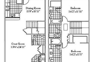 2 beds, 2.5 baths, 1,488 sqft, $1,689, Unit 523