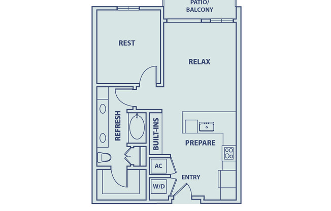 1 bed, 1 bath, 728 sqft, $2,208, Unit 471