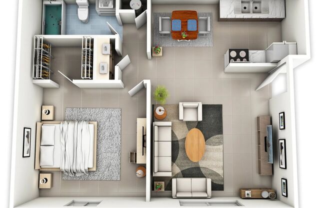 1 bed, 1 bath, 575 sqft, $875