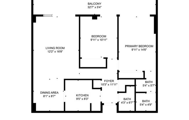 2 beds, 1.5 baths, 850 sqft, $2,050, Unit 421 S Howes St #1001