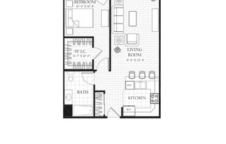 1 bed, 1 bath, 725 sqft, $1,099, Unit 11-210