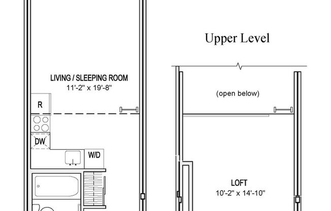 Studio, 1 bath, 482 sqft, $1,600, Unit 703