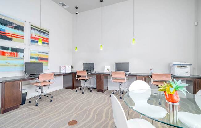 Step into the modern business center