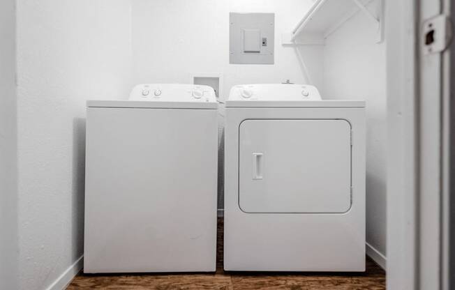 full size washer and dryer connections  at Walnut Hill, San Antonio, TX