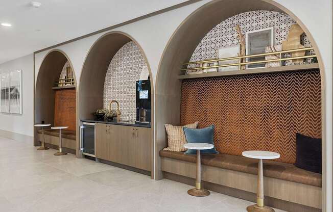 Social Nooks at The Pearl at Station Bay, South Amboy New Jersey