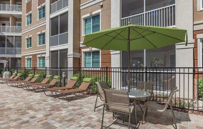 Poolside Lounges at Riversong Apartments in Bradenton, FL