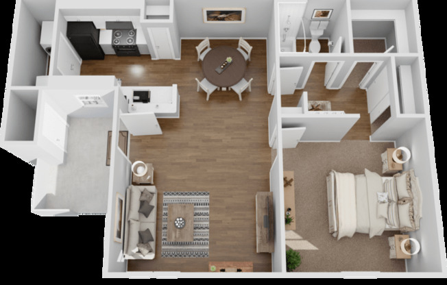 1 bed, 1 bath, 685 sqft, $1,313