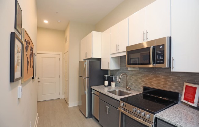 Stainless Steel Appliances at Link Apartments® Innovation Quarter, North Carolina, 27101