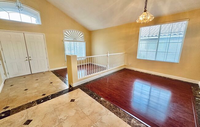 Huge Seven Hills community home with the master bedroom and bath on the first floor!