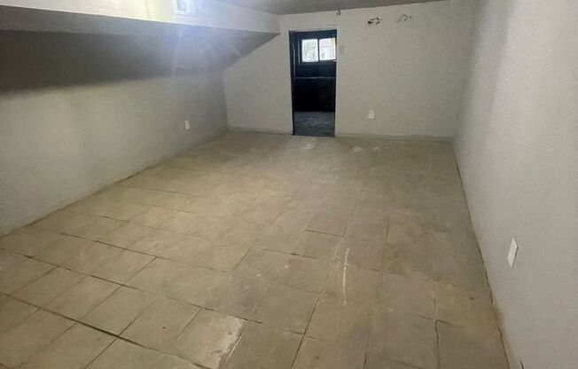 Two Bedrooms W/ Storage Room Upstairs 1 1/2 Bath Partially Finished Basement Ready For Move In