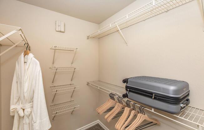 a close up of a rack in a room