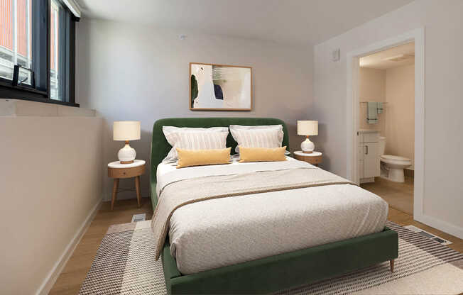 Bedroom with Hard Surface Flooring